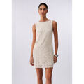Robes sur Grenoble : Robe courte Liu Jo Robe courte en macram&eacute; Blanc