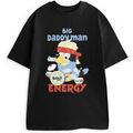 Tee-shirts sur Grenoble : T-shirt Garvalin Big Daddy T-shirt &agrave; manches courtes Noir