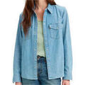 Chemises sur Grenoble : Chemise Levis ICONIC WESTERN LIGHT INDIGO - WORN IN
