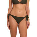 Maillots de bain Selmark Bas maillot slip de bain taille basse &agrave; nouettes SOLSTICE Vert Grenoble