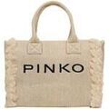 Sacs &agrave; mains sur Grenoble : Sac &agrave; main Pinko BEACH SHOPPER RAFIA 106673 A39Y Dor&eacute;