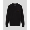 Pulls/Sweat sur Grenoble : Sweat-shirt Lyle & Scott ML424VOGX CREW NECK-Z865 JET BLACK