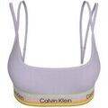 Soutiens-Gorge & autres hauts
sur Grenoble : Triangles / Sans armatures Calvin Klein Jeans Unlined Bralette Violet