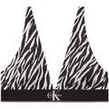 Soutiens-Gorge & autres hauts
sur Grenoble : Triangles / Sans armatures Calvin Klein Jeans Lightly Lined Triangle Noir