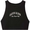Soutiens-Gorge & autres hauts
sur Grenoble : Triangles / Sans armatures Calvin Klein Jeans Unlined Bralette Noir
