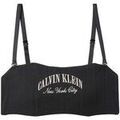 Soutiens-Gorge & autres hauts
sur Grenoble : Triangles / Sans armatures Calvin Klein Jeans Lightly Lined Bandeau Noir