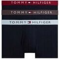 Lingerie homme sur Grenoble : Cale&ccedil;ons Tommy Hilfiger 3P Trunk Wb Gris