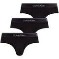 Lingerie homme sur Grenoble : Cale&ccedil;ons Calvin Klein Jeans Hip Brief 3Pk Noir