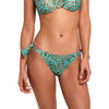 Maillots de bain Selmark Bas maillot slip de bain taille basse &agrave; nouettes UTOPIA Bleu