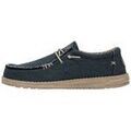 Chaussures de ville homme sur Grenoble : Mocassins HEYDUDE 40003 WALLY BRAIDED-4NM BLUE NIGHT