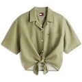 Chemises sur Grenoble : Chemise Tommy Jeans Tjw Tie Front Linen