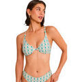 Maillots de bain sur Grenoble : Maillots de bain Selmark Haut maillot de bain triangle non pr&eacute;form&eacute; KALEIDO Vert