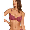 Maillots de bain Selmark Haut maillot de bain pr&eacute;form&eacute; armatur&eacute; KALEIDO Mare Rose