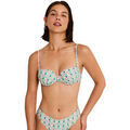 Maillots de bain sur Grenoble : Maillots de bain Selmark Haut maillot de bain pr&eacute;form&eacute; armatur&eacute; KALEIDO Mare Vert