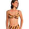 Maillots de bain Selmark Haut maillot de bain embo&icirc;tant MAGMA Mare Marron