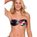Maillots de bain sur Grenoble : Maillots de bain Selmark Haut maillot de bain bandeau non pr&eacute;form&eacute; TROPICO Noir