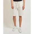 Shorts/Bermuda sur Grenoble : Short Yes Zee Bermuda homme en m&eacute;lange de lin Blanc