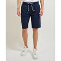 Shorts/Bermuda sur Grenoble : Short Yes Zee Bermuda homme en m&eacute;lange de lin Bleu