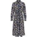 Robes sur Grenoble : Robe JDY Robe longue imprim&eacute; fleuri F, Noir Noir