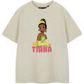 Tee-shirts enfants sur Grenoble : T-shirt enfant Disney Tiana T-shirt &agrave; manches courtes Beige