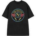 Tee-shirts sur Grenoble : T-shirt Foo Fighters Lightning T-shirt &agrave; manches courtes Noir