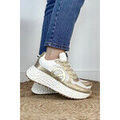 Baskets femme sur Grenoble : Baskets basses No Name - Sneakers CARTER FLY PROTECT Gold Dor&eacute;