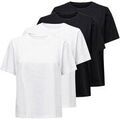 T-shirt Only Femme T-shirt Paquet de 4 ONLONLY TEE 4P Grenoble