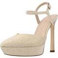 Chaussures &agrave; talons femme sur Grenoble : Chaussures escarpins Menbur 24080m Dor&eacute;