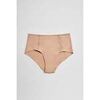 Slips Ysabel Mora Culotte haute lingerie nude Beige