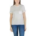 Tee-shirts sur Grenoble : T-shirt Only T-shirt blanc avec poche d&eacute;corative Blanc