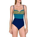 Maillots de bain sur Grenoble : Maillots de bain Lisca Maillot de bain 1 pi&egrave;ce pr&eacute;form&eacute; Dominica Bleu