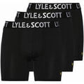 Lingerie homme sur Grenoble : Boxers Lyle & Scott Elton 3-Pack Boxers Noir