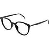 Lunettes de soleil Saint Laurent SL 681/F Cadres Optiques, Noir/Transparent, 52 mm