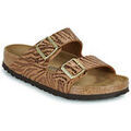 Mules femme sur Grenoble : Mules BIRKENSTOCK Arizona SYN Soft Zebra Pecan