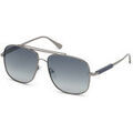 Lunettes sur Grenoble : Lunettes de soleil Tom Ford FT0669 JUDE Lunettes de soleil, Argent/Bleu, 60 mm