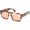 Lunettes de soleil Tom Ford FT1153 REDFORD Lunettes de soleil, Havana/Marron, 56 mm