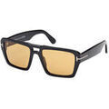 Lunettes sur Grenoble : Lunettes de soleil Tom Ford FT1153 REDFORD Lunettes de soleil, Noir/Marron, 56 mm
