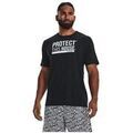 T-shirt Under Armour Ua Prot&egrave;ge Cette Maison Noir Grenoble