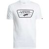 T-shirt Vans T-shirt &agrave; patch int&eacute;gral Blanc