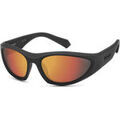 Lunettes sur Grenoble : Lunettes de soleil Polaroid PLD 2165/S Lunettes de soleil, Noir/Rouge, 59 mm