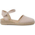 Chaussures d&eacute;contract&eacute;es femme sur Grenoble : Espadrilles Pisamonas Espadrilles &Agrave; Compens&eacute; En Lin Fin Blanc