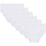 Slips Sanetta Fille Slip Paquet de 6 Blanc