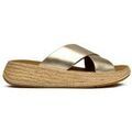 Chaussures d&eacute;contract&eacute;es femme sur Grenoble : Espadrilles FitFlop Espadrille Flatform Des Sandales Dor&eacute;