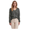 Pull sur Grenoble : Pull Vero Moda PULL VMCREWLEFILE LS V-NECK - BALSAM GREEN / DETAIL MELANGE - S