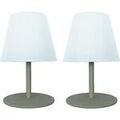 Luminaire sur Grenoble : Lampes de bureau Lumisky Lampe d'ext&eacute;rieur TWINS set de 2 vert olive Vert Unique. . Maison & D&eacute;co > Lampes de bureau.
