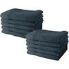 Serviettes et gants de toilette Today Serviettes de toilette en coton denim 10 pi&egrave;ces Bleu Unique. . Maison > Serviettes et gants de toilette.
