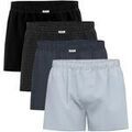 Lingerie homme sur Grenoble : Cale&ccedil;ons Seidensticker Homme Cale&ccedil;ons Web Paquet de 4 Multicolore