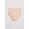 Slips Ysabel Mora Culotte haute adapt&eacute;e aux finitions nude invisibles Beige