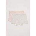 Sous-v&ecirc;tements Filles sur Grenoble : Boxers Ysabel Mora Lot de 2 jupes-culottes fille en coton gris et rose Multicolore