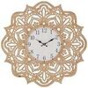 Horloges ferretti Horloge Murale Carving Design Sculpt&eacute; Marron multicolor Unique. . Maison > Horloges.